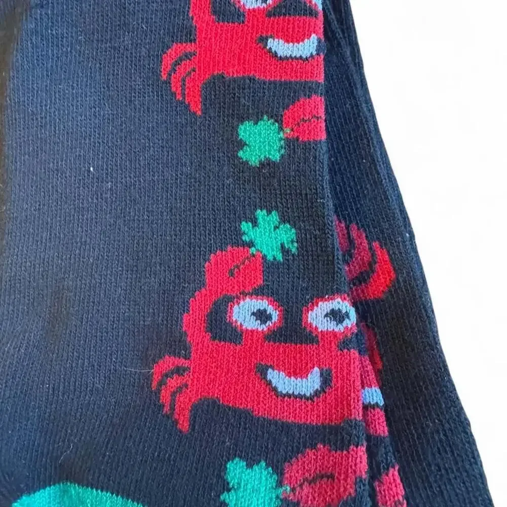 St. Patrick's Day I Pinch Back Crab Graphic Socks